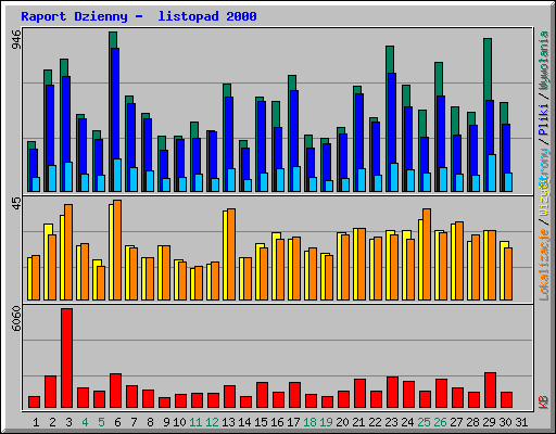 Raport Dzienny -  listopad 2000