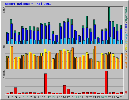 Raport Dzienny -  maj 2001
