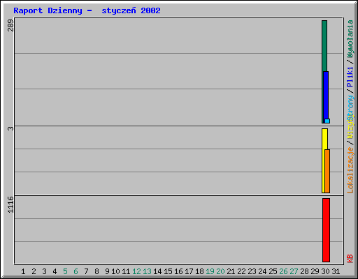 Raport Dzienny -  stycze� 2002