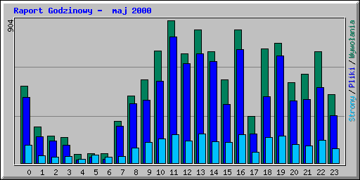 Raport Godzinowy -  maj 2000