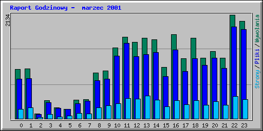 Raport Godzinowy -  marzec 2001