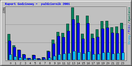 Raport Godzinowy -  pa�dziernik 2001