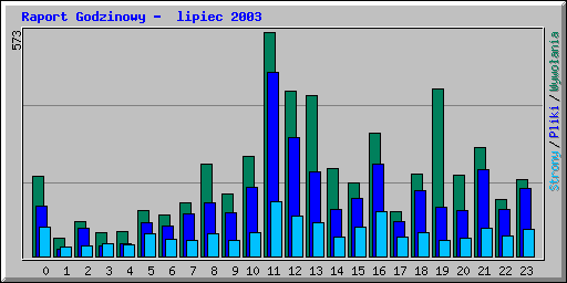 Raport Godzinowy -  lipiec 2003