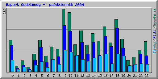 Raport Godzinowy -  pa�dziernik 2004