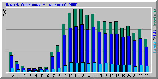Raport Godzinowy -  wrzesie� 2005