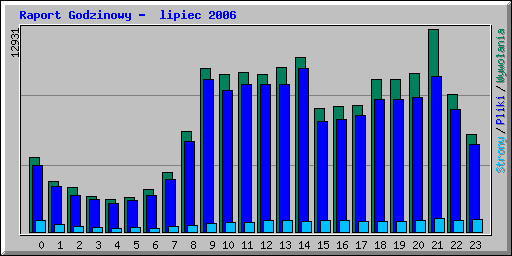 Raport Godzinowy -  lipiec 2006